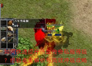 如何快速提升热血传奇私服等级?经验表全解析与高效冲级攻略 如何快速提升热血传奇私服等级?经验表全解析与高效冲级攻略