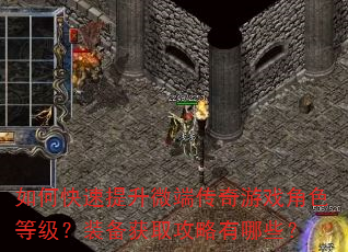 如何快速提升微端传奇游戏角色等级?装备获取攻略有哪些? 如何快速提升微端传奇游戏角色等级?装备获取攻略有哪些?