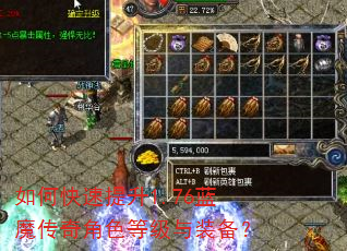 如何快速提升1.76蓝魔传奇角色等级与装备? 如何快速提升1.76蓝魔传奇角色等级与装备?